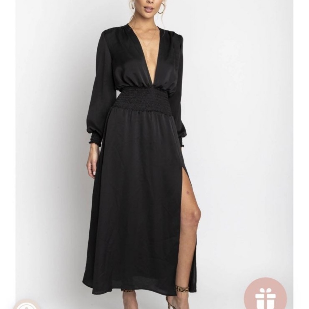 Resa Jade black dress